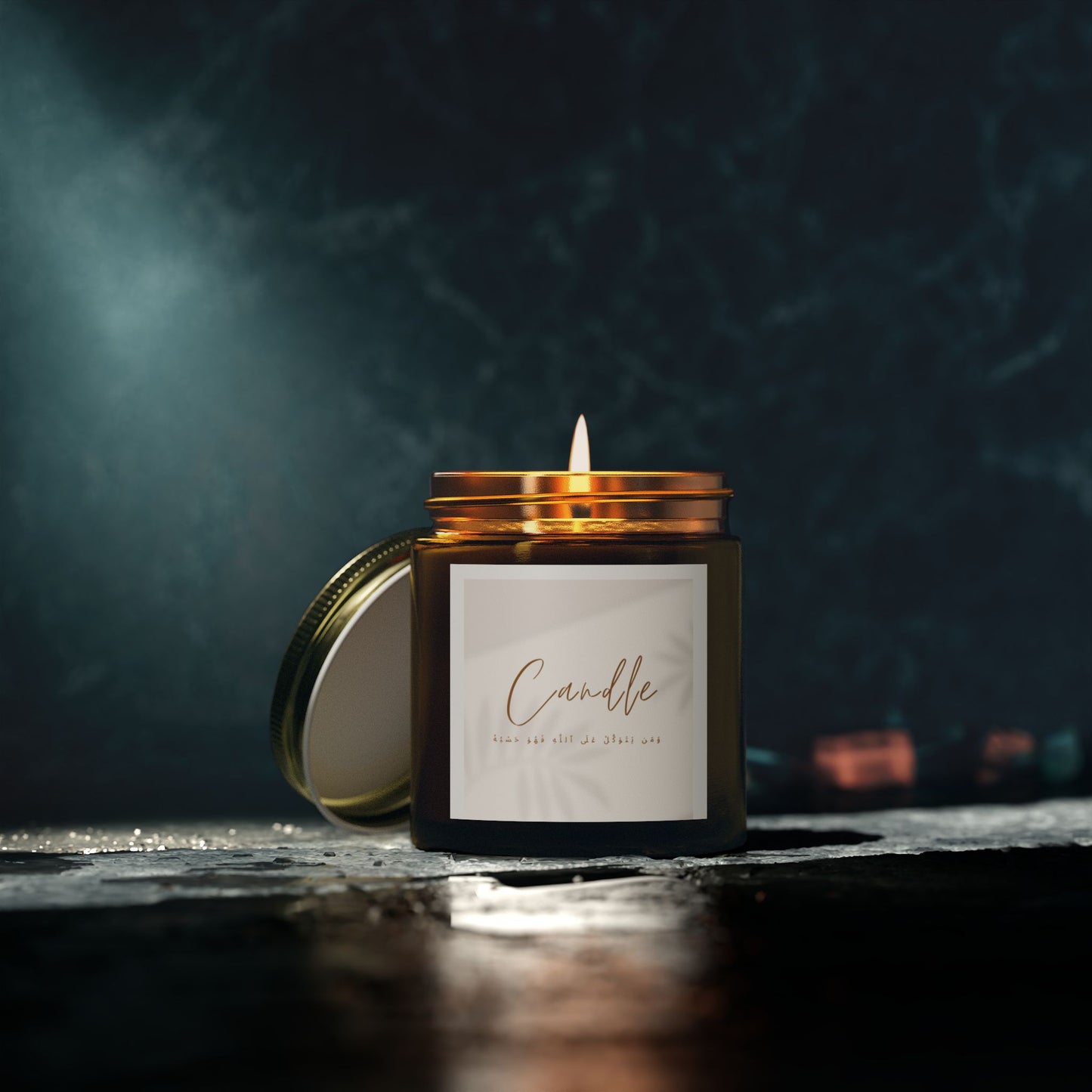 Coconut Apricot Scented Candles | Hand-Poured Artisan Aromatherapy, Relaxation Gift, Home Decor