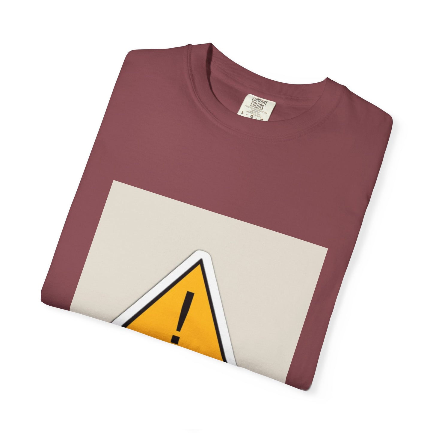 Warning Graphic Unisex T-Shirt, Casual Statement Tee, Gift for Friends, Unique Alert Top, Everyday Wear, Funny T-Shirt