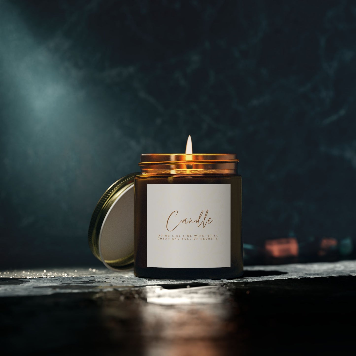 Coconut Apricot Scented Candle, Relaxing Home Decor, Aromatherapy Gift, Spa Essential, Cozy Vibes, 4oz/9oz