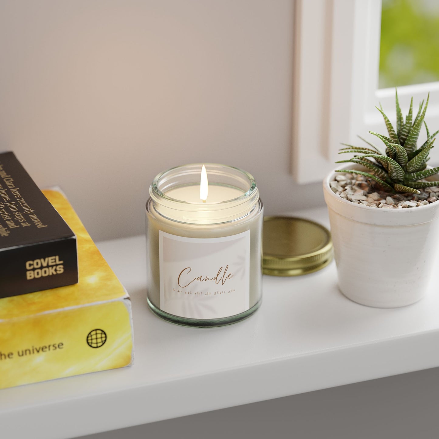 Coconut Apricot Scented Candles | Hand-Poured Artisan Aromatherapy, Relaxation Gift, Home Decor