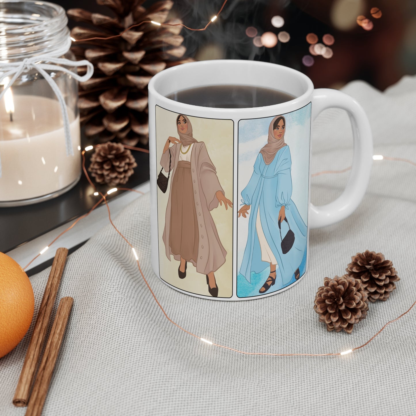 Fashionista Mug, Trendy Coffee Cup, Unique Gift for Her, Stylish Home Decor, Modern Aesthetic Mug, Fashion Lover's Gift