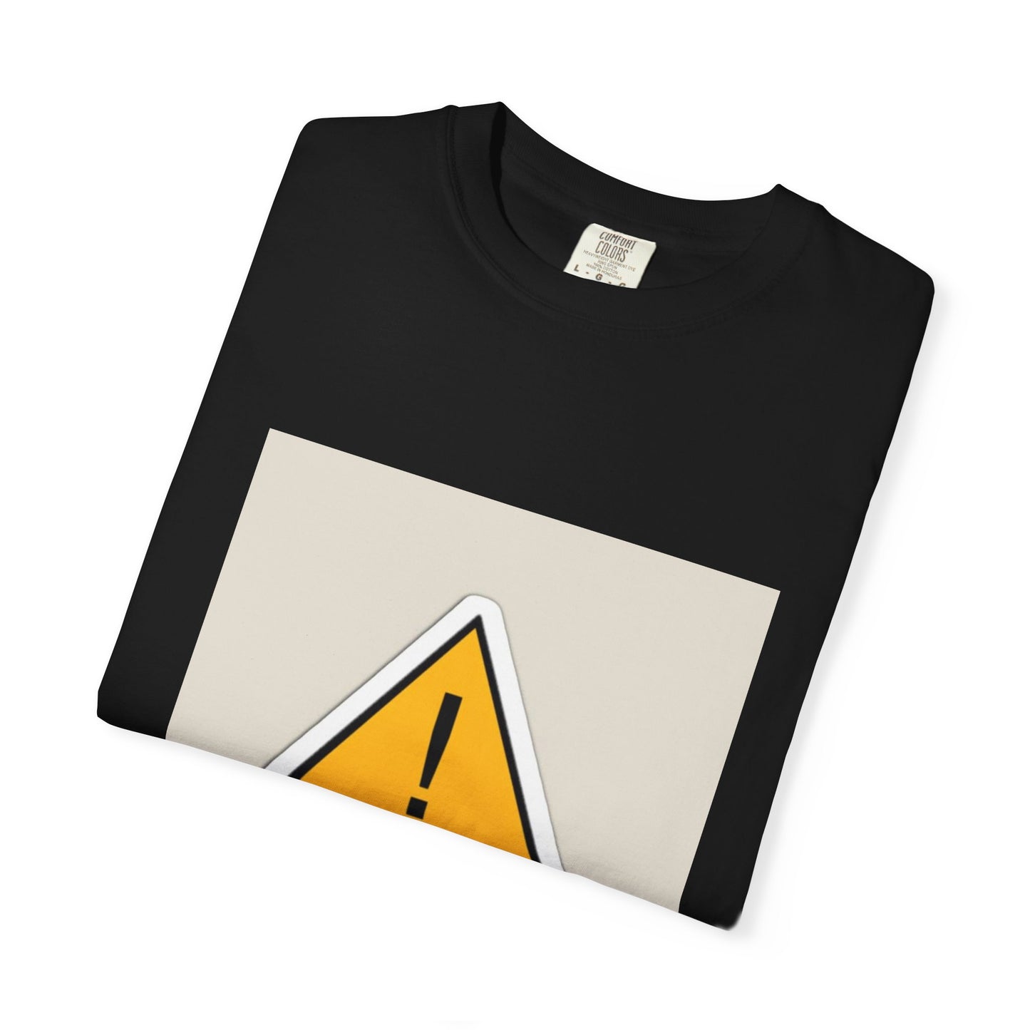 Warning Graphic Unisex T-Shirt, Casual Statement Tee, Gift for Friends, Unique Alert Top, Everyday Wear, Funny T-Shirt