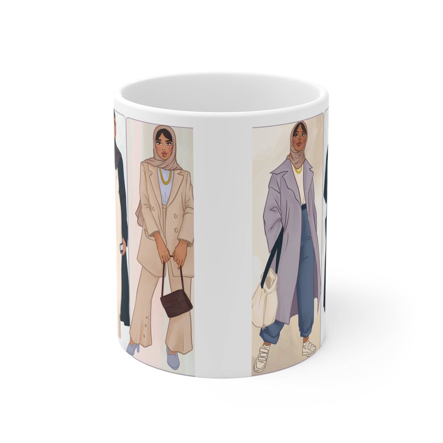 Fashion Illustration Mug – Trendy Coffee Cup for Style Lovers, Gift for Her, Stylish Beverage Holder, Fashionista Gift, Everyday Use