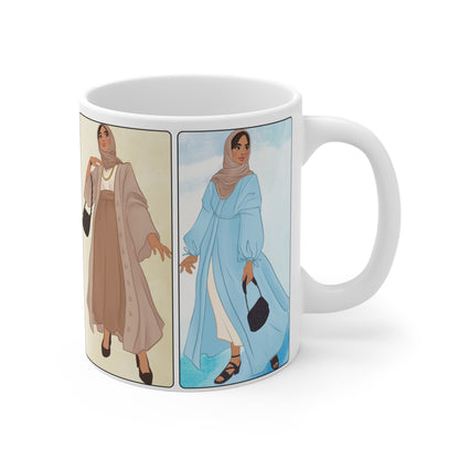 Fashionista Mug, Trendy Coffee Cup, Unique Gift for Her, Stylish Home Decor, Modern Aesthetic Mug, Fashion Lover's Gift