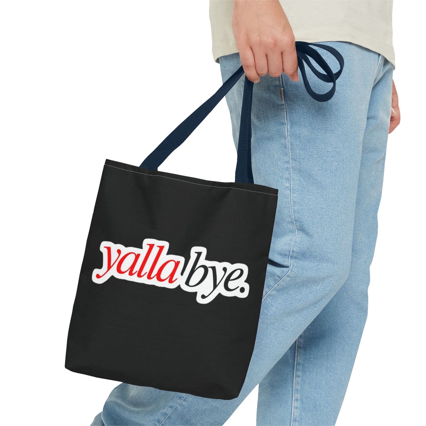 Trendy Statement Tote Bag | OK HABIBI & YALLA BYE | Stylish Shopping Bag | Gift for Her | Casual Accessories | Fun Everyday Use