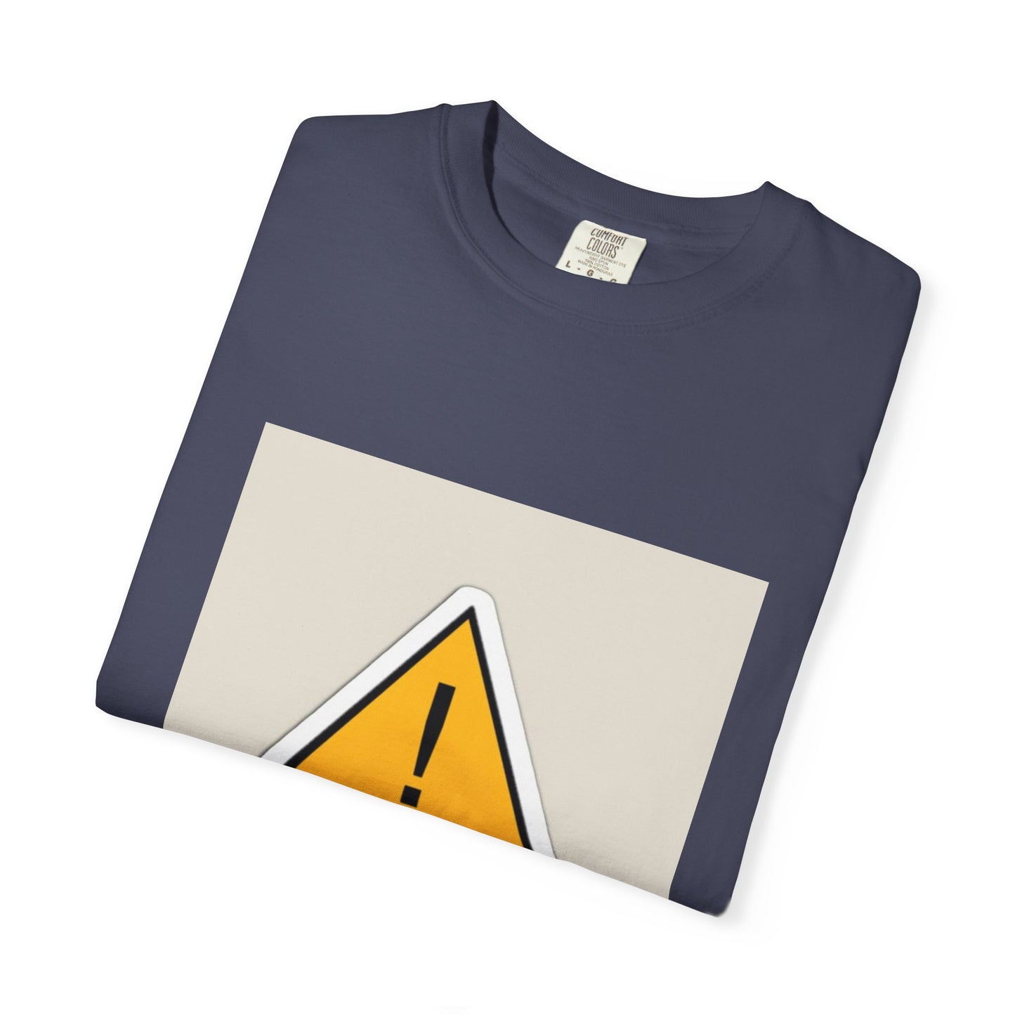 Warning Graphic Unisex T-Shirt, Casual Statement Tee, Gift for Friends, Unique Alert Top, Everyday Wear, Funny T-Shirt