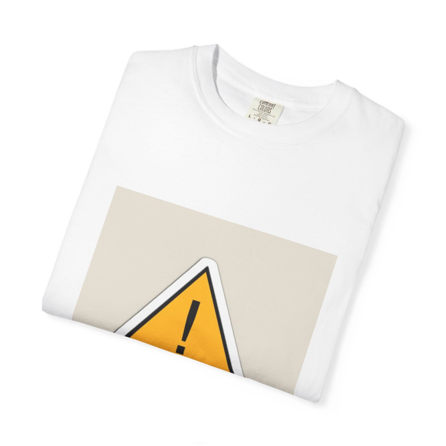 Warning Graphic Unisex T-Shirt, Casual Statement Tee, Gift for Friends, Unique Alert Top, Everyday Wear, Funny T-Shirt