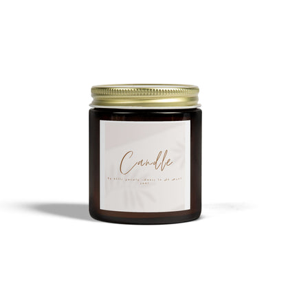 Coconut Apricot Scented Candle, Relaxing Home Decor, Eco-Friendly Gift, Aromatherapy Essential, Cozy Atmosphere