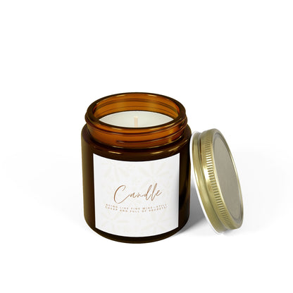 Coconut Apricot Scented Candle, Relaxing Home Decor, Aromatherapy Gift, Spa Essential, Cozy Vibes, 4oz/9oz