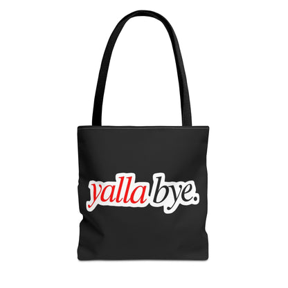 Trendy Statement Tote Bag | OK HABIBI & YALLA BYE | Stylish Shopping Bag | Gift for Her | Casual Accessories | Fun Everyday Use