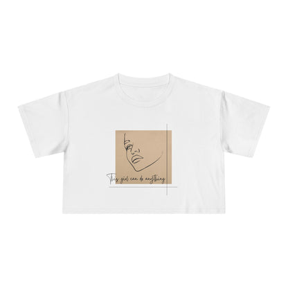 Empowerment Women's Crop Tee - Casual Statement Shirt, Gifts for Her, Motivational Tee, Everyday Outfit, Summer Fashion