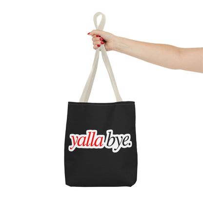 Trendy Statement Tote Bag | OK HABIBI & YALLA BYE | Stylish Shopping Bag | Gift for Her | Casual Accessories | Fun Everyday Use
