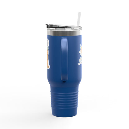 Insulated Travel Mug | Funny Coffee Cup for On-the-Go | Perfect Gift for Coffee Lovers | 40oz Thermal Mug for Work, Road Trips, or Parties