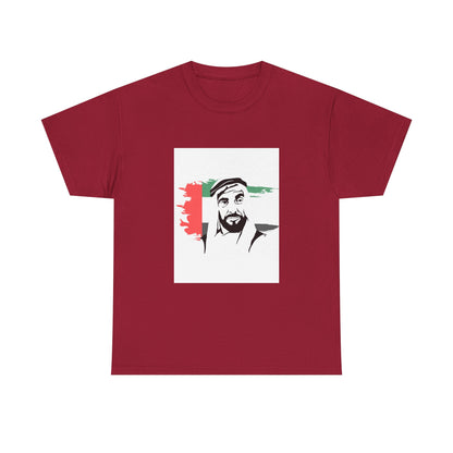 Stylish Unisex Heavy Cotton Tee with Artistic Portrait, Casual Wear, Everyday Fashion, Gift for Him/Her, Unique Art Tee, Summer Wardrobe