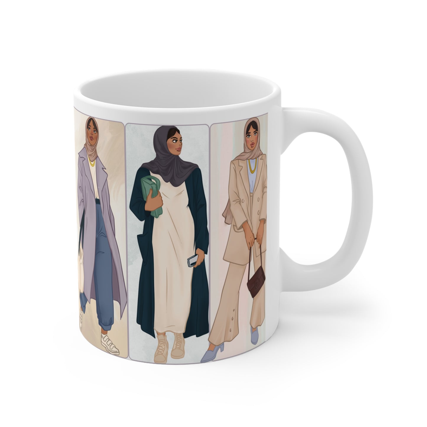 Fashion Illustration Mug – Trendy Coffee Cup for Style Lovers, Gift for Her, Stylish Beverage Holder, Fashionista Gift, Everyday Use
