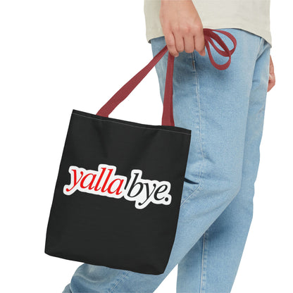Trendy Statement Tote Bag | OK HABIBI & YALLA BYE | Stylish Shopping Bag | Gift for Her | Casual Accessories | Fun Everyday Use