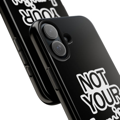 Bold Statement Phone Cases, Fun Gift, Unique Accessory, Tech Savvy, Trendy Design, Not Your Average Case