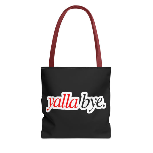 Trendy Statement Tote Bag | OK HABIBI & YALLA BYE | Stylish Shopping Bag | Gift for Her | Casual Accessories | Fun Everyday Use