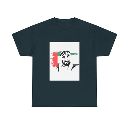 Stylish Unisex Heavy Cotton Tee with Artistic Portrait, Casual Wear, Everyday Fashion, Gift for Him/Her, Unique Art Tee, Summer Wardrobe