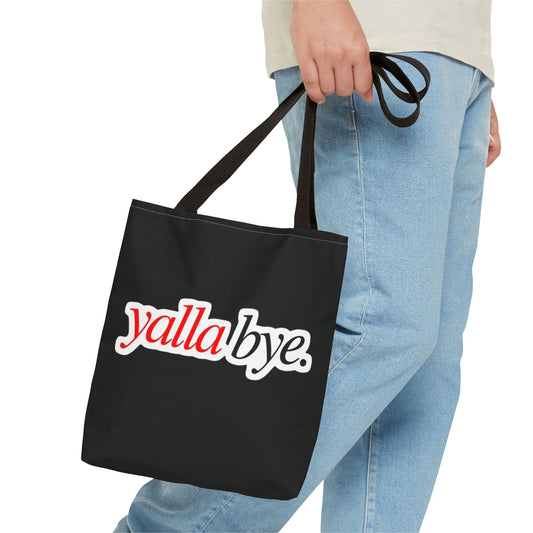 Trendy Statement Tote Bag | OK HABIBI & YALLA BYE | Stylish Shopping Bag | Gift for Her | Casual Accessories | Fun Everyday Use