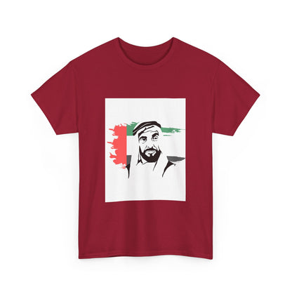 Stylish Unisex Heavy Cotton Tee with Artistic Portrait, Casual Wear, Everyday Fashion, Gift for Him/Her, Unique Art Tee, Summer Wardrobe