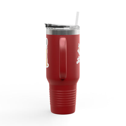 Insulated Travel Mug | Funny Coffee Cup for On-the-Go | Perfect Gift for Coffee Lovers | 40oz Thermal Mug for Work, Road Trips, or Parties