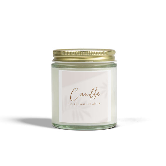 Coconut Apricot Scented Candle | Relaxing Home Decor, Aromatherapy Gift, Natural Wax Candle, Self-Care Treat, Candle for Spa Days
