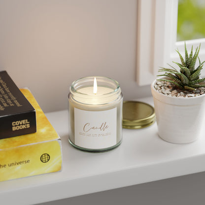 Coconut Apricot Scented Candle, Relaxing Home Decor, Aromatherapy Gift, Spa Essential, Cozy Vibes, 4oz/9oz